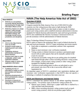 HELP AMERICA VOTE ACT HAVA visual data 7