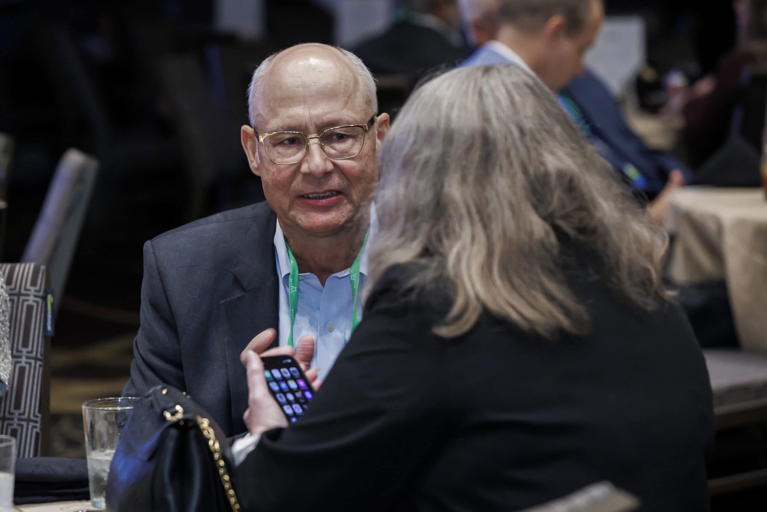 Event attendees at a table