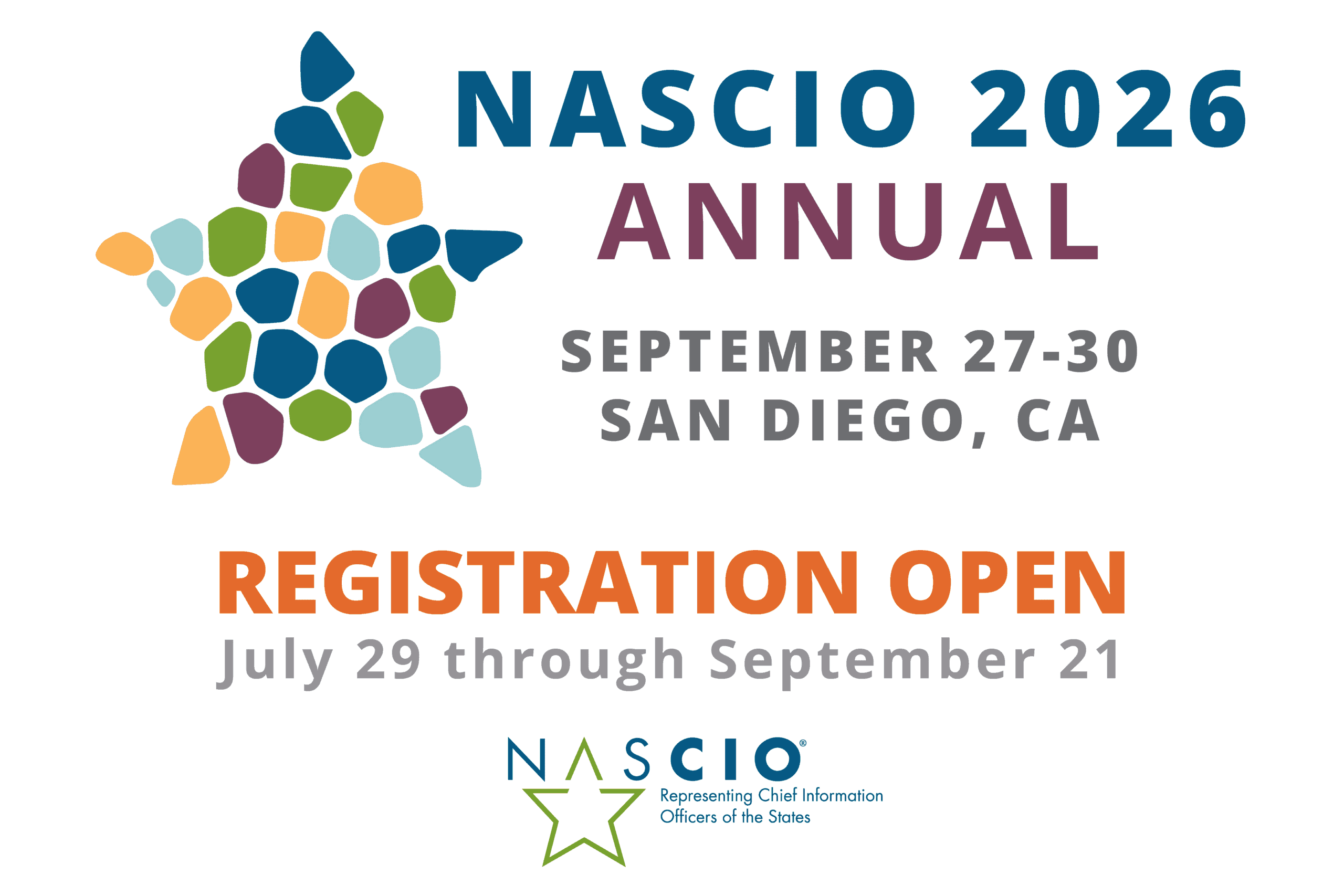 Registration Open July 29 through September 21